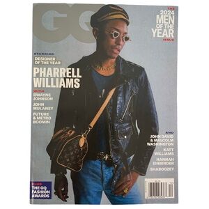 GQ Magazine December 2024 Pharrell Williams Designer Men Of The Year Fashion